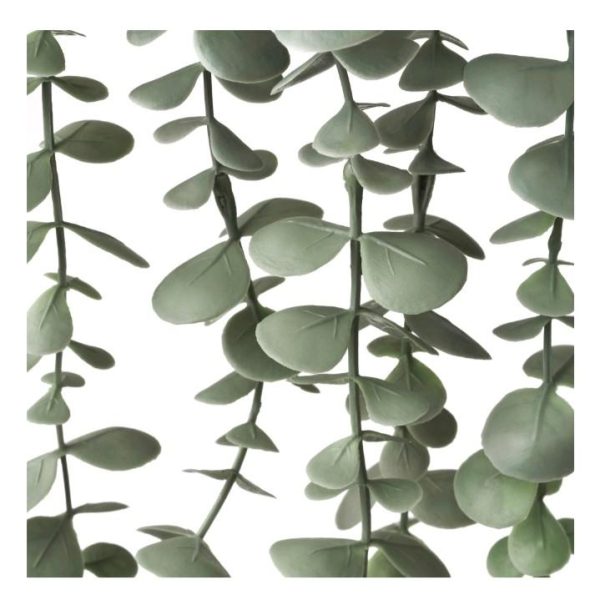 Ikea fejka tanaman juntai dekorasi hias Eucalyptus dalam pot hitam 9 cm hanging plant artificial - Image 3