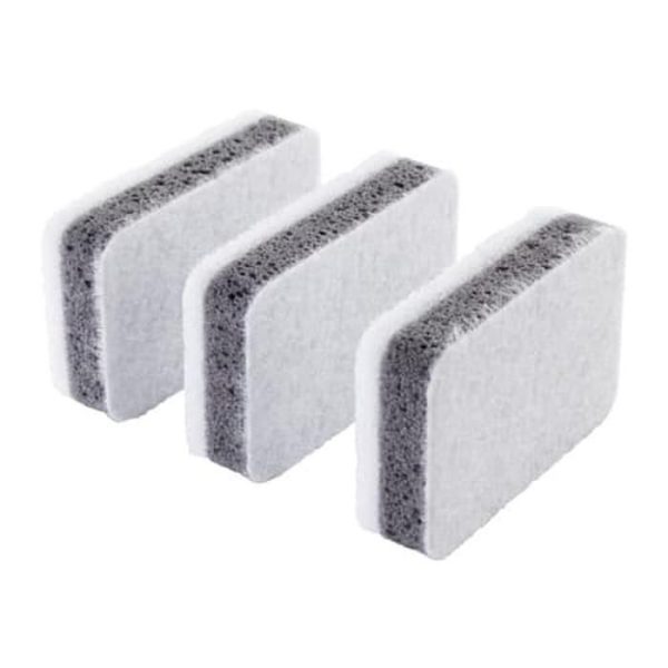 IKEA Svampig Spons sponge cuci piring 3pc abu abu busa cuci piring 2 sisi murah original