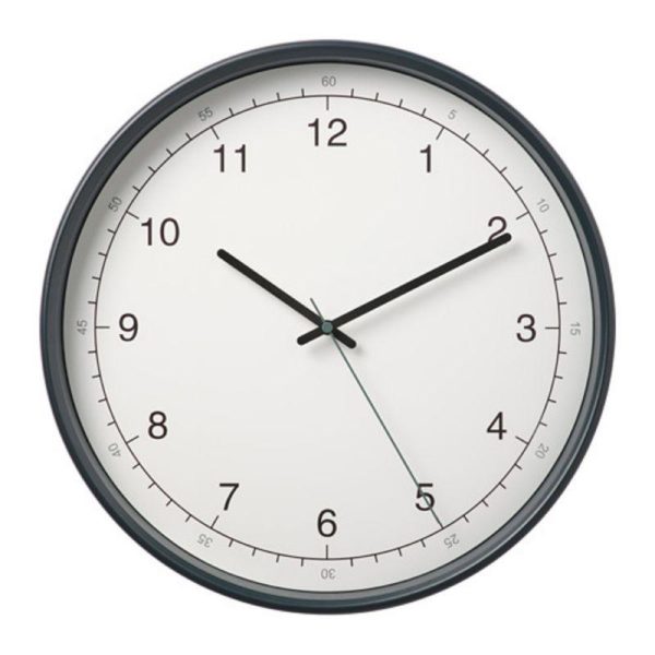 Taggad jam dinding analog wall clock tidak berisik ukuran besar D 38 cm jam dinding kado hadiah elegan