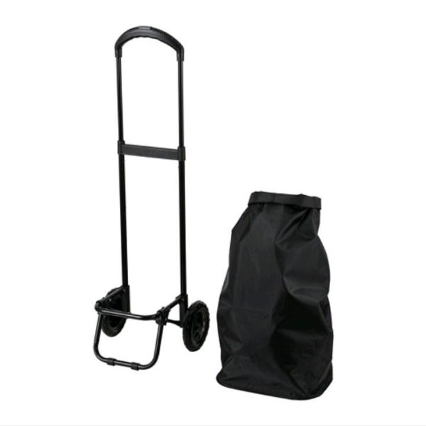 Ikea radarbulle tas belanja dengan troli roda hitam 38L shopping bag with troly - Image 3