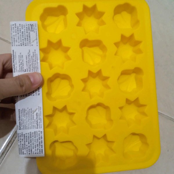 Ikea sursot cetakan es batu bahan karet sintetis ice tray Cream - Image 2