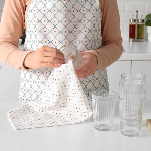 Inamaria kain lap dapur lap meja kain lap piring 30 x 40 cm tea towel 4 pc - Image 3