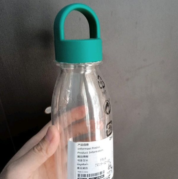 Botol air minum ikea asli 0.5L water bottle bahan plastik T 24 cm - Image 2