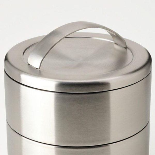 Forskaffa kotak makan insulasi 2 tiers stainless steel rantang makan sayur insulasi bekal 2 susun food container - Image 3