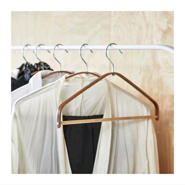 Ikea hosvans gantungan baju dalam lemari bahan bambu 5 pc hanger baju celana - Image 3