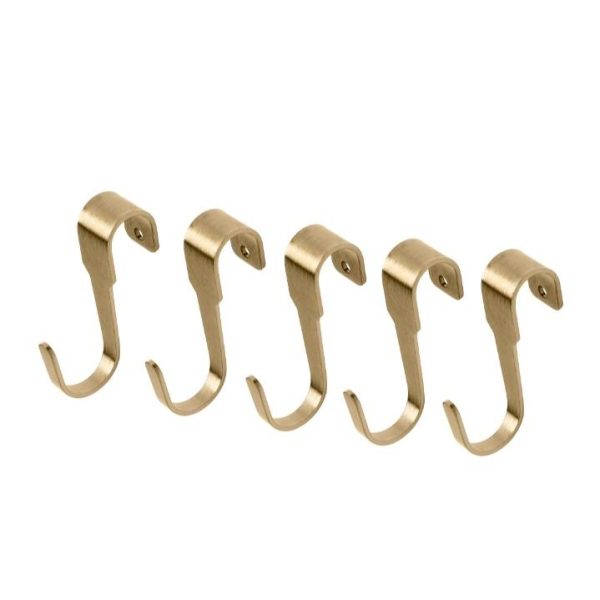 Ikea hultarp pengait S hook gantungan spatula sutil 5 pc warna gold emas