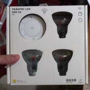 Lampu LED GU10 dengan remote pengaturan wireless, tanpa perlu wifi, tanpa pakai internet. <a href=