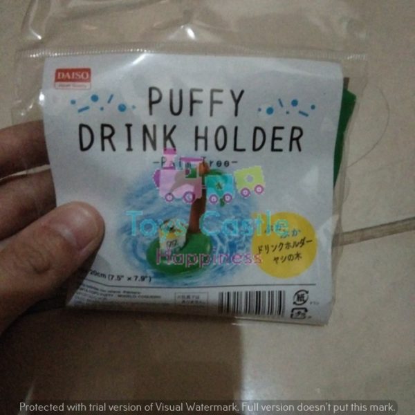 DAISO puffy drink holder, balon angin apung utk kaleng minuman TC-0261 - Image 3