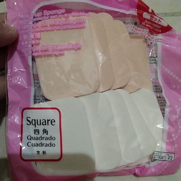 DAISO Sponge spons make up square 10 pc TC-1076 - Image 2