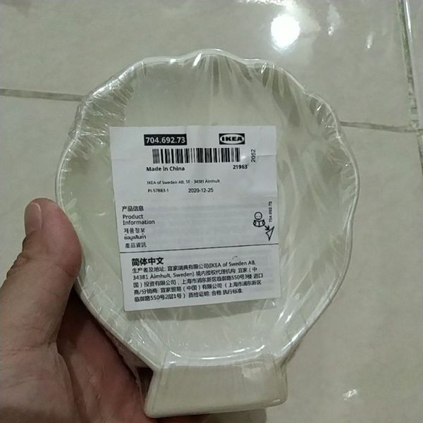 Ikea decoration jewelery coin aksesori pajangan meja lemari bentuk shell kerang 2 pc TC-0502