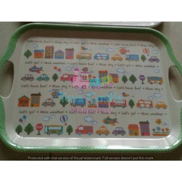 Nampan motif mobil, tray cangkir, nampan gelas TC-1267