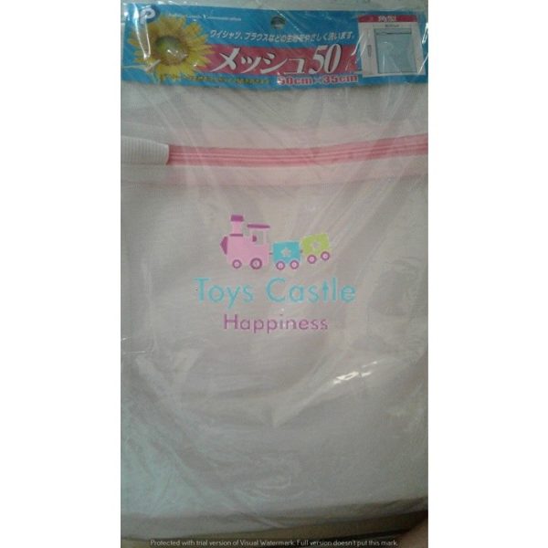 Laundry net, tas jaring cuci baju pd mesin cuci, halus, 35x50cm TC-0551