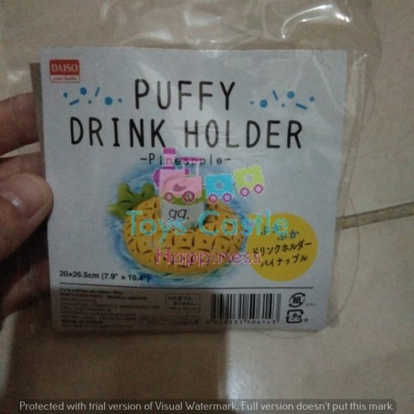 DAISO puffy drink holder, balon angin apung utk kaleng minuman TC-0261 - Image 4