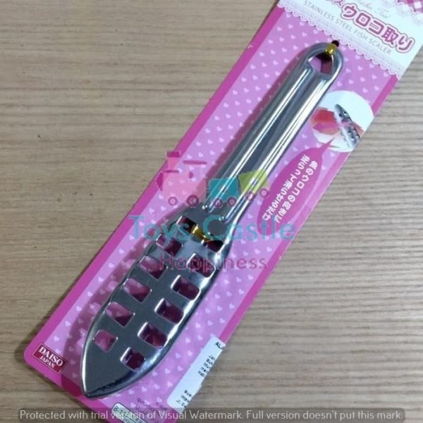 DAISO Fish scaler pembersih sisik ikan mudah digunakan TC-0443