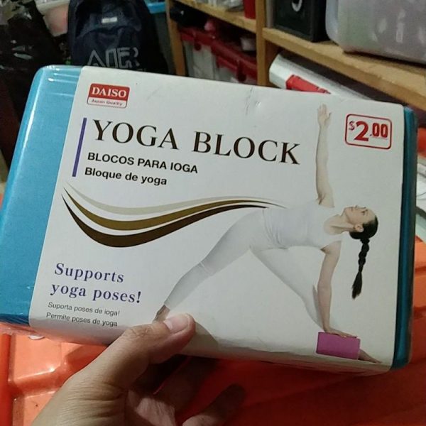 Daiso yoga block busa latihan yoga TC-0232