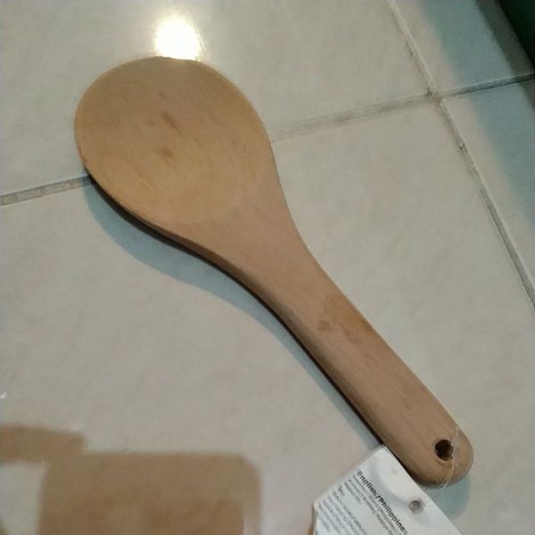 Centong nasi ikea bahan kayu 23 cm rice spoon TC-0172