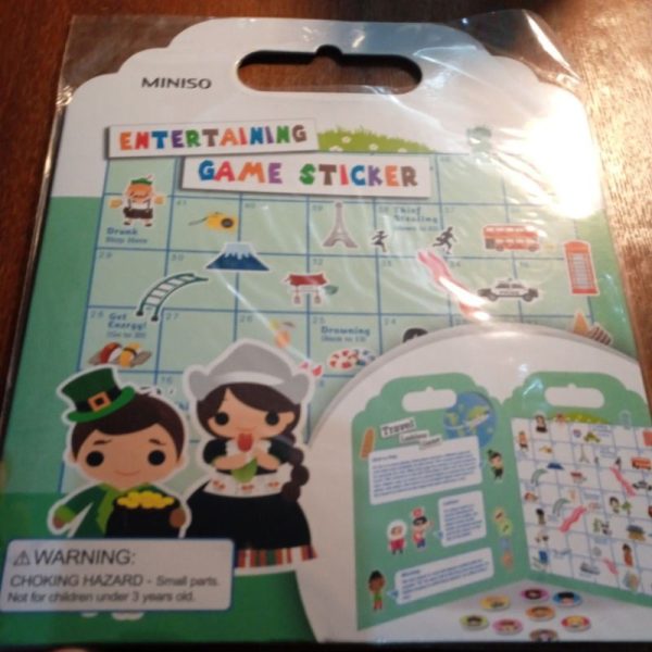 MINISO Stick play and learn ular tangga game sticker TC-0758