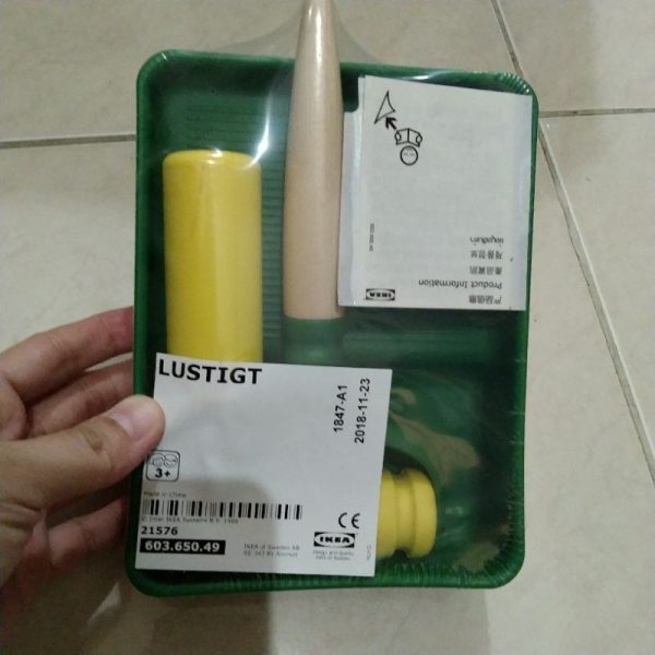 IKEA MALA roller brush set kuas rol mewarnai untuk anak anak paint brush ukuran kecil TC-0420 - Image 2