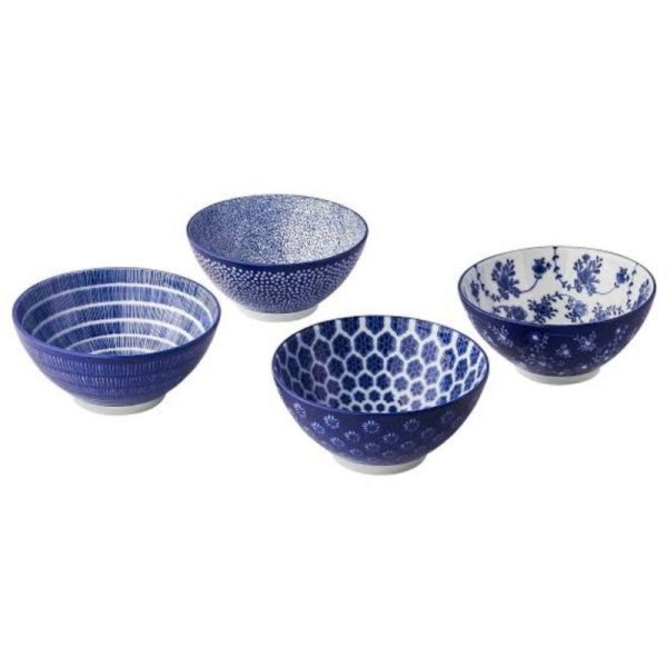 Ikea mangkok mangkuk mie udon jepang set 4 pc motif elegan noddle bowl TC-0506 - Image 2