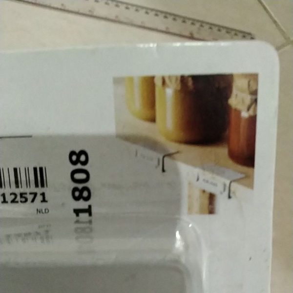 IKEA hook pengait label nama pada shelving kayu tebal 2cm isi 2pc TC-1216 - Image 4