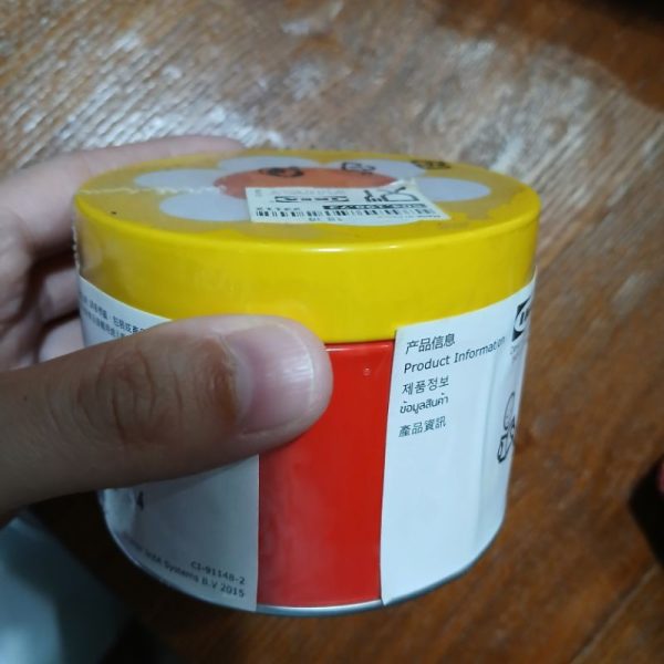 IKEA kaleng kecil bulat dengan tutup small round box with lid TC-0028 - Image 2