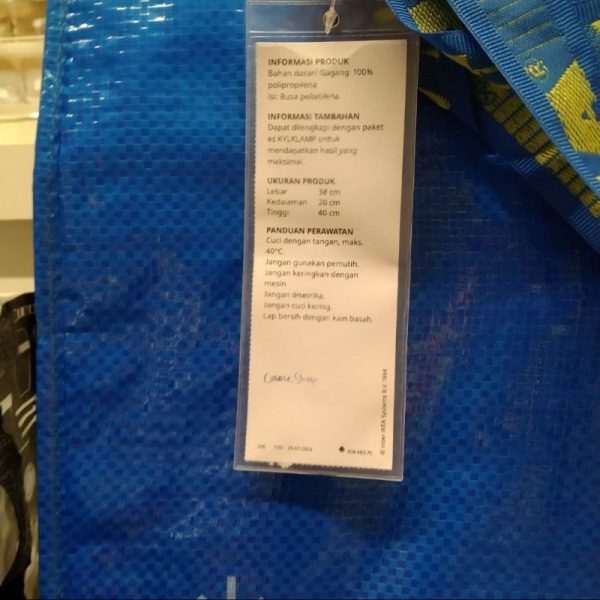 IKEA FRAKTA Tas pendingin cooler thermal bag ukuran besar - Image 3