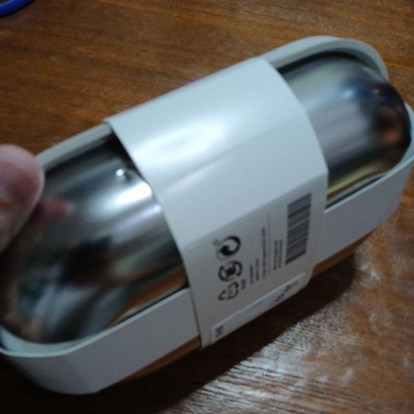 IKEA HALVVARM kotak makan bersekat stainless tutup karet silikon 0.7L lunch box dengan sekat - Image 5