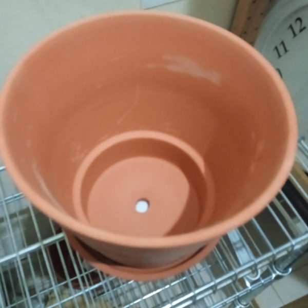 IKEA INGEFARA pot bunga bahan keramik alami dengan alas 15 cm pot tanaman berlubang TC-0505 - Image 4