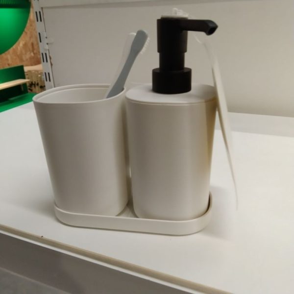 IKEA STORAVAN peralatan mandi cuci tangan mug sikat gigi dispenser sabun cair TC-1158