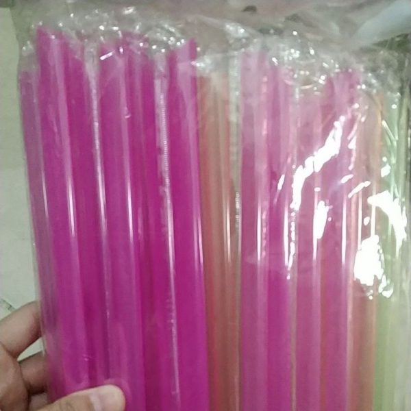 Sedotan steril bubble jumbo 50 pc boba straw TC-1047 - Image 2