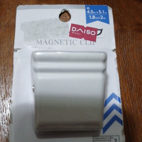 DAISO Magnetic clip 1 buah magnet jepitan kertas memo whiteboard TC-0083