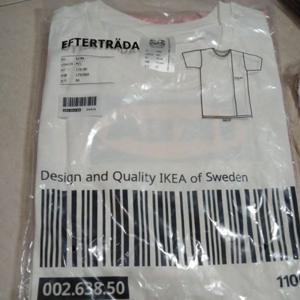 IKEA EFTERTRADA Kaos oblong limited edition L/XL TC-1217