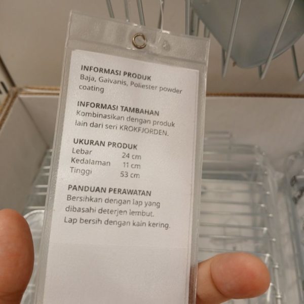 IKEA KROKFJORDEN rak sabun 2 susun gantung pada shower soap rack - Image 3