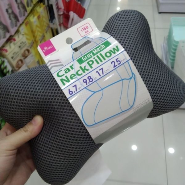 Daiso neck pillow bantal kepala di mobil empuk TC-0524 - Image 3