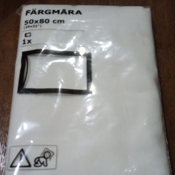 IKEA FARGMARA sarung bantal putih polos 50 x 80 cm pillow cover TC-0789 - Image 3