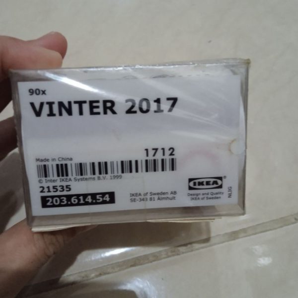 IKEA stiker tempelan label nama isi 90 pc TC-0960