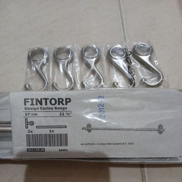 IKEA FINTORP rel tempel dinding komplit rak gantungan spatula sutil dapur 57 cm TC-0709 - Image 2