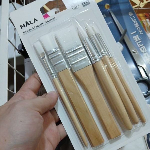 IKEA MALA kuas mewarnai paint brush kuas cat air 6pc TC-0136 - Image 2