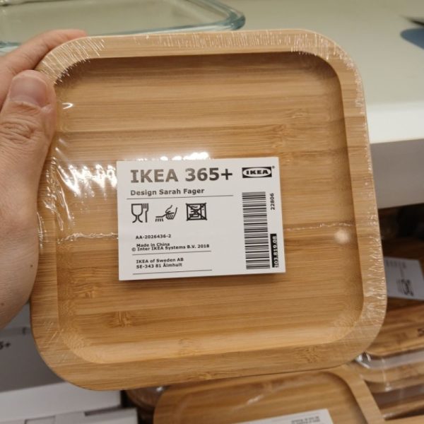 IKEA kotak makan toples makan wadah saji tutup bambu 600ml TC-0086 - Image 4