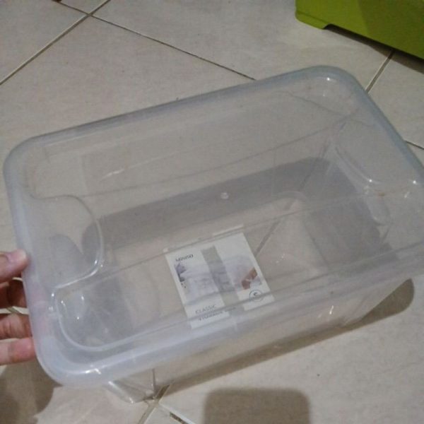 MINISO classic Storage box kotak kecil dengan tutup 28 x 19.5 x 14 cm TC-0095