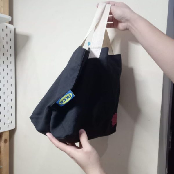 IKEA TOSSDAN tote bag reusable max 10 kg tas bekal bahan katun - Image 2