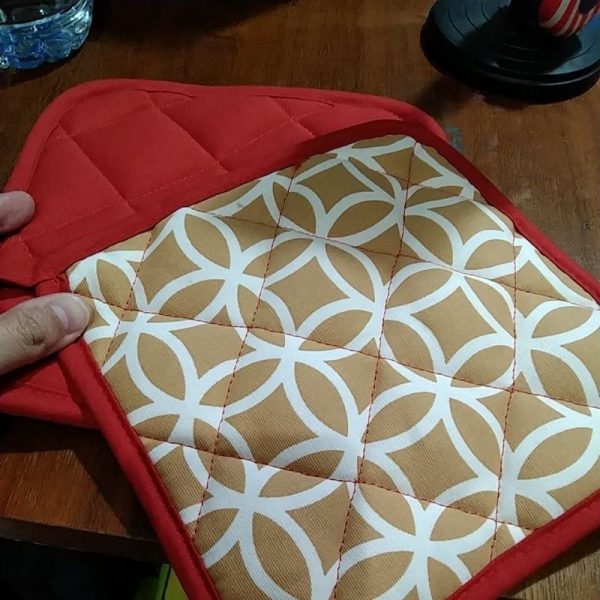 Ikea alas panas tatakan panci anti panas bahan kain katun 2pc 21 x 21 cm cempal dapur TC-0727 - Image 2