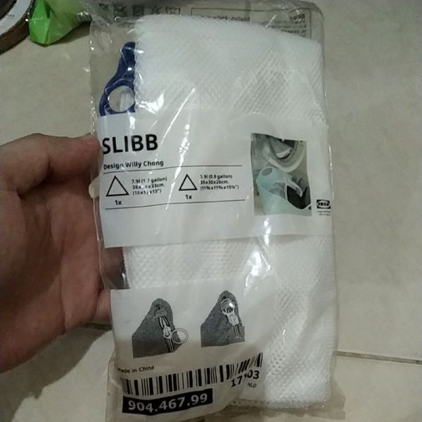 Ikea laundry net bentuk segitiga 2 pc jaring cuci baju kaos kaki TC-0753