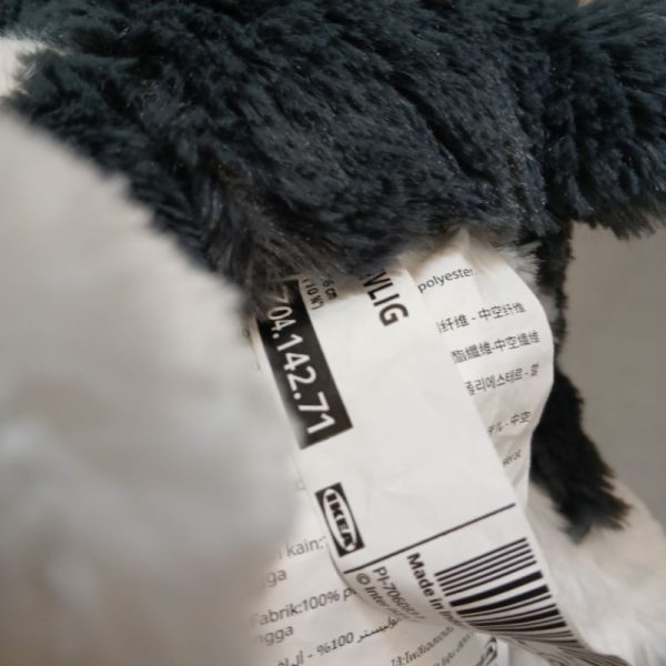 IKEA LIVLIG boneka anjing siberian kecil 27 cm mini siberian husky - Image 3