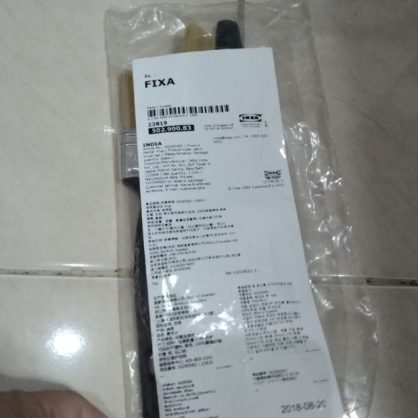 IKEA FIXA kuas cat bulu putih 3pc - Image 3