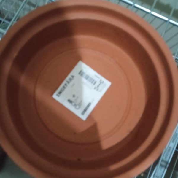 IKEA INGEFARA pot bunga bahan keramik alami dengan alas 15 cm pot tanaman berlubang TC-0505 - Image 6