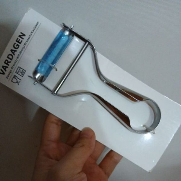 IKEA VARDAGEN peeler stainless parutan pengupas kulit wortel kentang buah dan sayur kol - Image 3