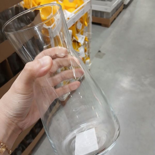 IKEA KARAFF karafe kaca bening 1L vas bunga pitcher air minum jus