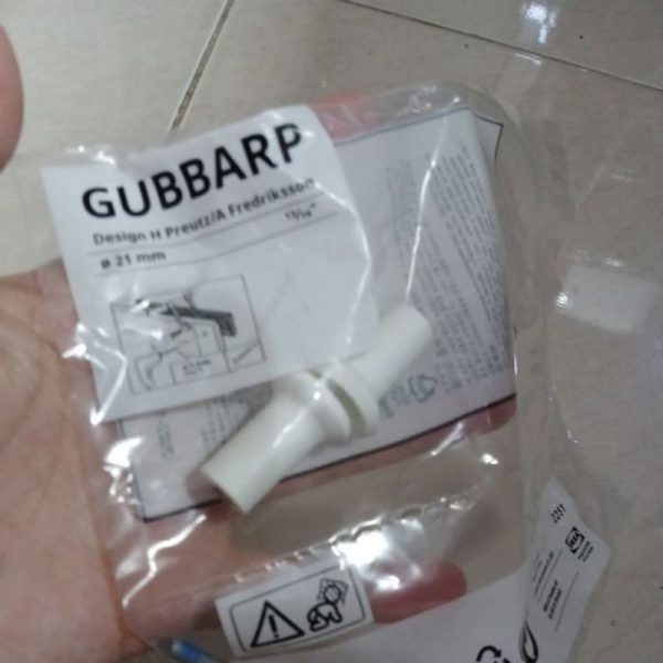 IKEA GUBBARP Knop tarikan laci lemari 2pc 21mm