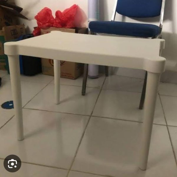 IKEA UTTER meja anak children table putih 58x42x43cm